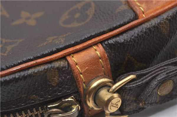 Authentic Louis Vuitton Monogram Marly Dragonne PM M51827 Clutch Hand Bag 8051F