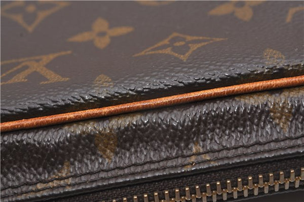 Authentic Louis Vuitton Monogram Marly Dragonne PM M51827 Clutch Hand Bag 8051F