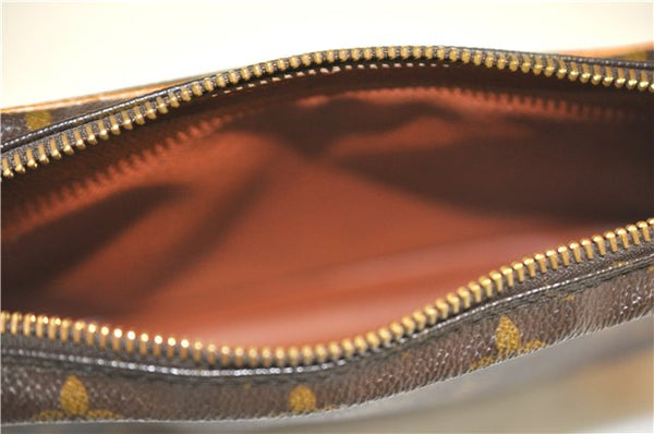 Authentic Louis Vuitton Monogram Marly Dragonne PM M51827 Clutch Hand Bag 8051F