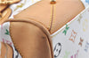 Auth Louis Vuitton Monogram Multicolor Claudia Hand Bag White M40193 LV 8052B