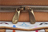 Auth Louis Vuitton Monogram Multicolor Claudia Hand Bag White M40193 LV 8052B