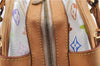 Auth Louis Vuitton Monogram Multicolor Claudia Hand Bag White M40193 LV 8052B