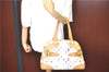 Auth Louis Vuitton Monogram Multicolor Claudia Hand Bag White M40193 LV 8052B