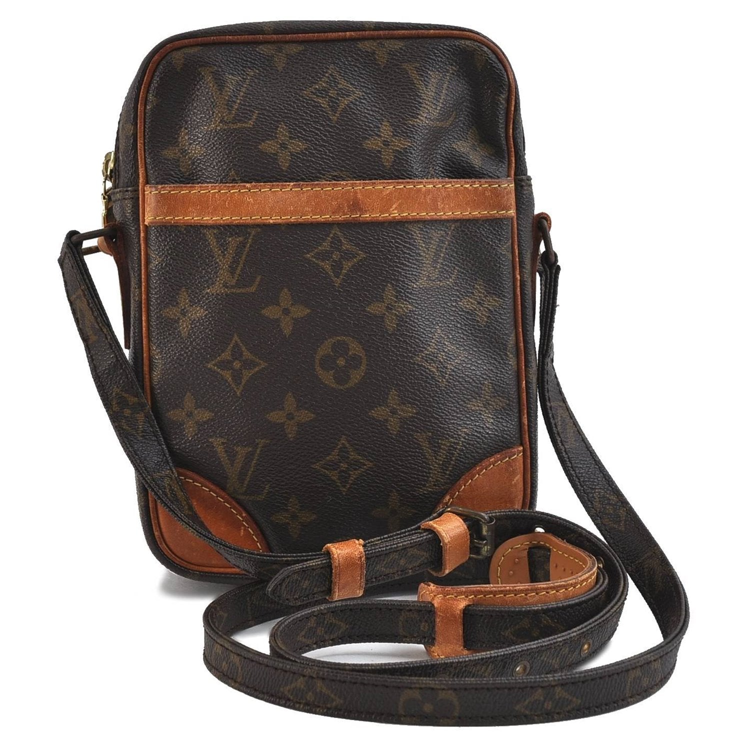 Authentic LOUIS VUITTON Monogram Danube Shoulder Cross Body Bag M45266 LV 8052C