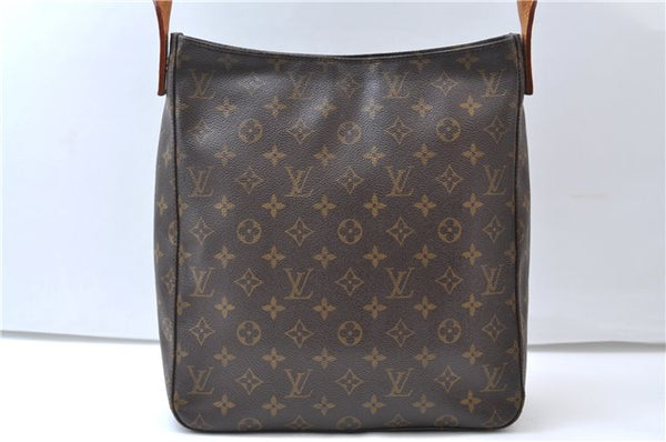 Authentic Louis Vuitton Monogram Looping GM Shoulder Bag M51145 LV 8052E
