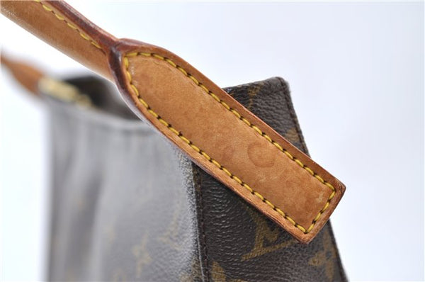 Authentic Louis Vuitton Monogram Looping GM Shoulder Bag M51145 LV 8052E