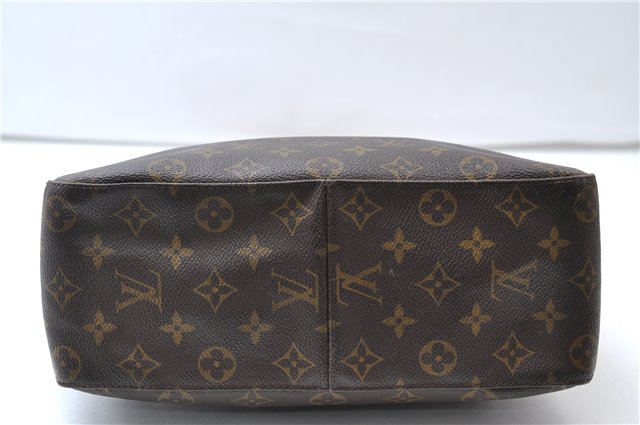 Authentic Louis Vuitton Monogram Looping GM Shoulder Bag M51145 LV 8052E