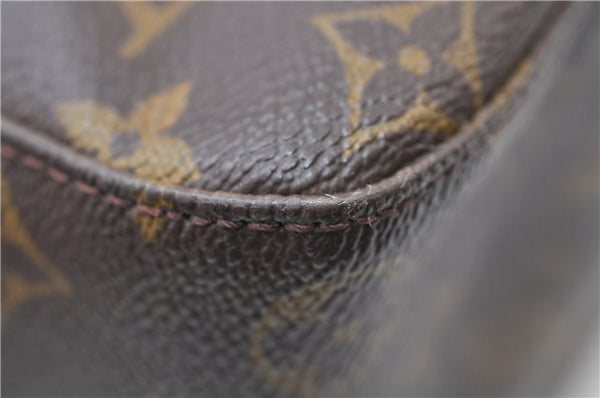 Authentic Louis Vuitton Monogram Looping GM Shoulder Bag M51145 LV 8052E