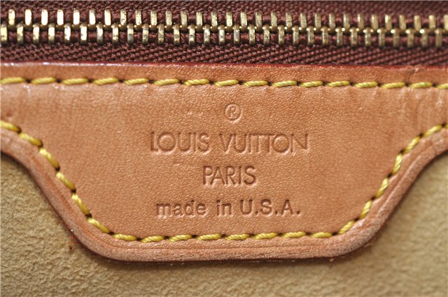 Authentic Louis Vuitton Monogram Looping GM Shoulder Bag M51145 LV 8052E