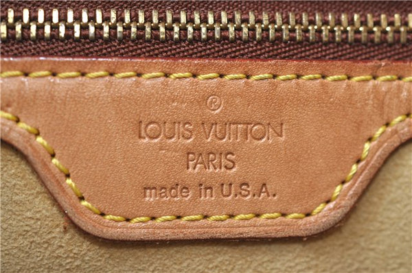 Authentic Louis Vuitton Monogram Looping GM Shoulder Bag M51145 LV 8052E