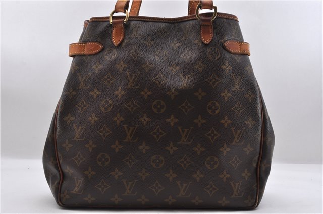 Authentic LOUIS VUITTON Monogram Batignolles Vertical Tote Bag M51153 LV 8053C