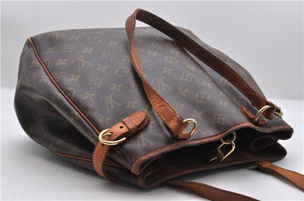 Authentic LOUIS VUITTON Monogram Batignolles Vertical Tote Bag M51153 LV 8053C