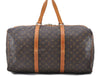 Authentic LOUIS VUITTON Monogram Sac Souple55 Hand Boston Bag M41622 LV 8054C