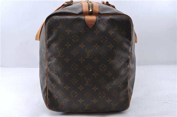 Authentic LOUIS VUITTON Monogram Sac Souple55 Hand Boston Bag M41622 LV 8054C