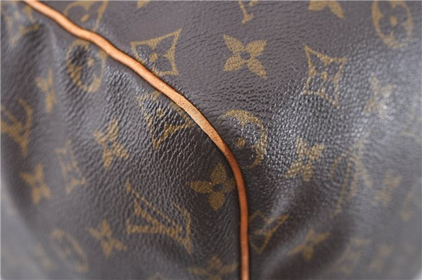 Authentic LOUIS VUITTON Monogram Sac Souple55 Hand Boston Bag M41622 LV 8054C