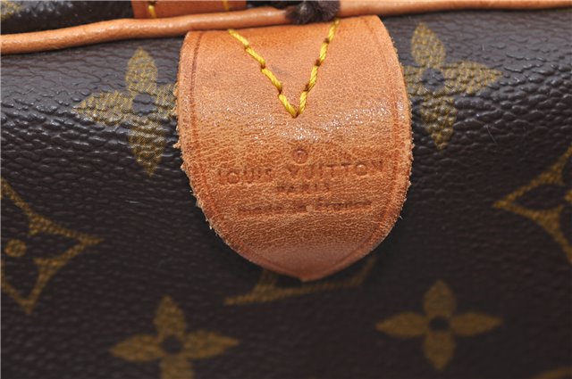 Authentic LOUIS VUITTON Monogram Sac Souple55 Hand Boston Bag M41622 LV 8054C