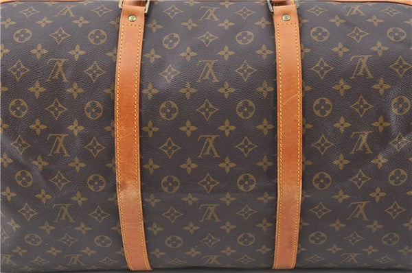 Authentic LOUIS VUITTON Monogram Sac Souple55 Hand Boston Bag M41622 LV 8054C