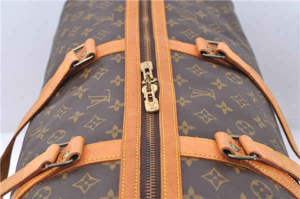 Authentic LOUIS VUITTON Monogram Sac Souple55 Hand Boston Bag M41622 LV 8054C