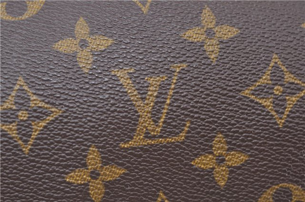 Authentic LOUIS VUITTON Monogram Sac Souple55 Hand Boston Bag M41622 LV 8054C