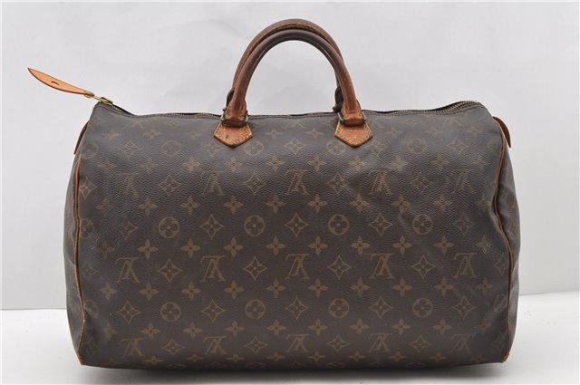 Authentic LOUIS VUITTON Monogram Speedy 40 Hand Bag M41522 LV 8055C