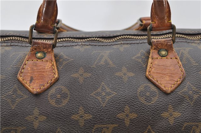 Authentic LOUIS VUITTON Monogram Speedy 40 Hand Bag M41522 LV 8055C