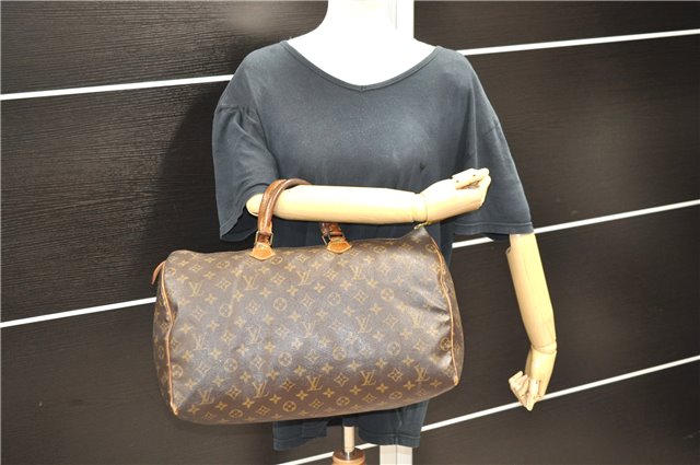 Authentic LOUIS VUITTON Monogram Speedy 40 Hand Bag M41522 LV 8055C