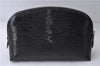 Auth Louis Vuitton Epi Electric Pochette Cosmetic Pouch Black M4064N LV 8055D