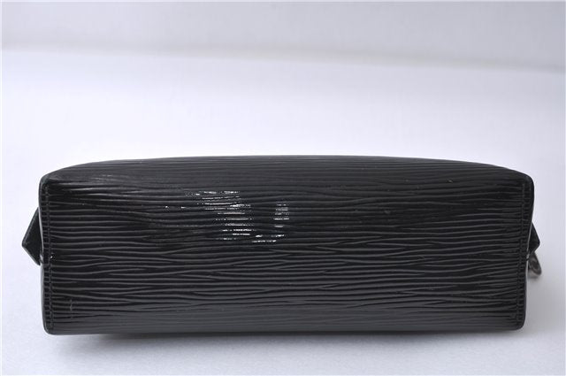 Auth Louis Vuitton Epi Electric Pochette Cosmetic Pouch Black M4064N LV 8055D
