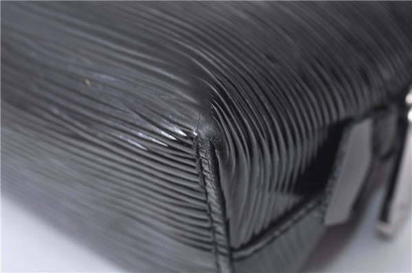 Auth Louis Vuitton Epi Electric Pochette Cosmetic Pouch Black M4064N LV 8055D