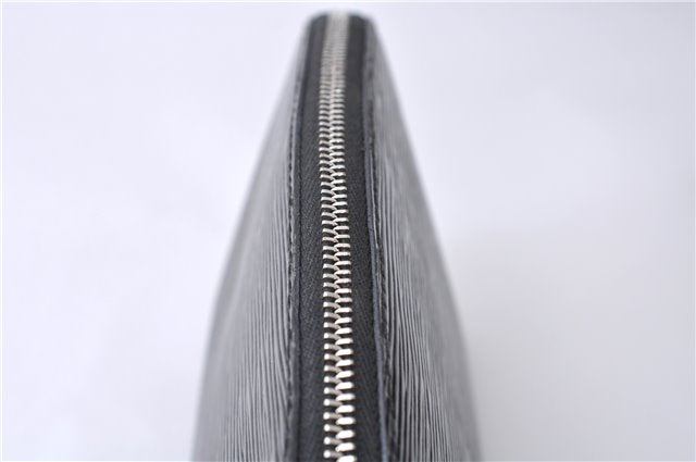 Auth Louis Vuitton Epi Electric Pochette Cosmetic Pouch Black M4064N LV 8055D