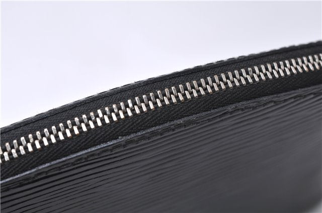 Auth Louis Vuitton Epi Electric Pochette Cosmetic Pouch Black M4064N LV 8055D