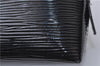 Auth Louis Vuitton Epi Electric Pochette Cosmetic Pouch Black M4064N LV 8055D