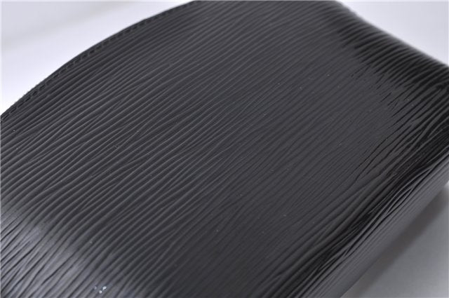 Auth Louis Vuitton Epi Electric Pochette Cosmetic Pouch Black M4064N LV 8055D