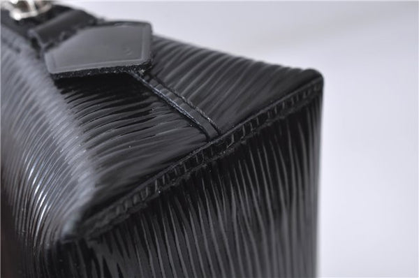 Auth Louis Vuitton Epi Electric Pochette Cosmetic Pouch Black M4064N LV 8055D