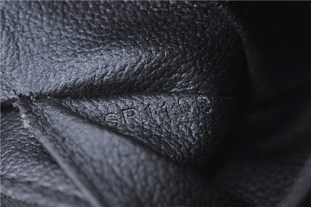 Auth Louis Vuitton Epi Electric Pochette Cosmetic Pouch Black M4064N LV 8055D