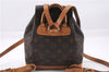 Authentic Louis Vuitton Monogram Montsouris PM Backpack M51137 LV 8057E