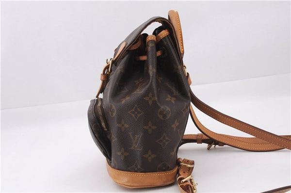 Authentic Louis Vuitton Monogram Montsouris PM Backpack M51137 LV 8057E