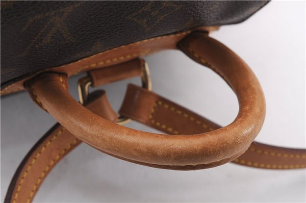 Authentic Louis Vuitton Monogram Montsouris PM Backpack M51137 LV 8057E