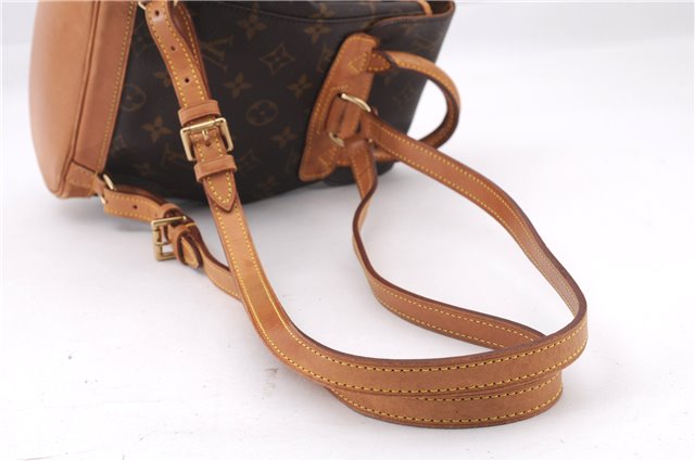 Authentic Louis Vuitton Monogram Montsouris PM Backpack M51137 LV 8057E