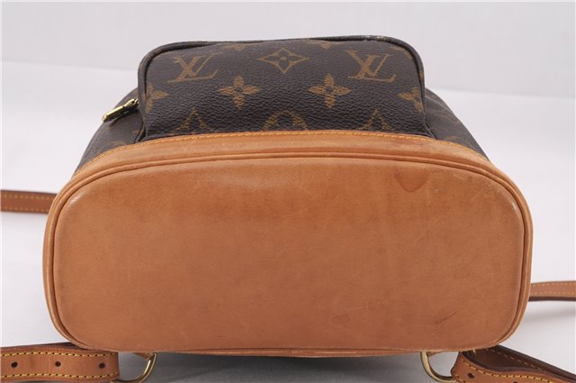 Authentic Louis Vuitton Monogram Montsouris PM Backpack M51137 LV 8057E