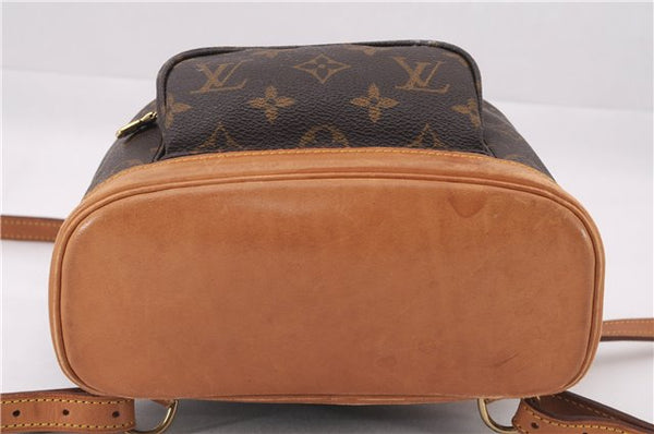 Authentic Louis Vuitton Monogram Montsouris PM Backpack M51137 LV 8057E