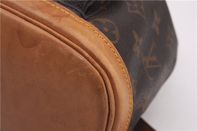 Authentic Louis Vuitton Monogram Montsouris PM Backpack M51137 LV 8057E