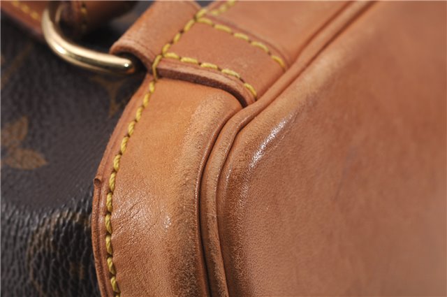 Authentic Louis Vuitton Monogram Montsouris PM Backpack M51137 LV 8057E