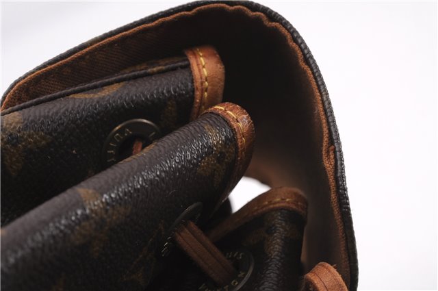 Authentic Louis Vuitton Monogram Montsouris PM Backpack M51137 LV 8057E