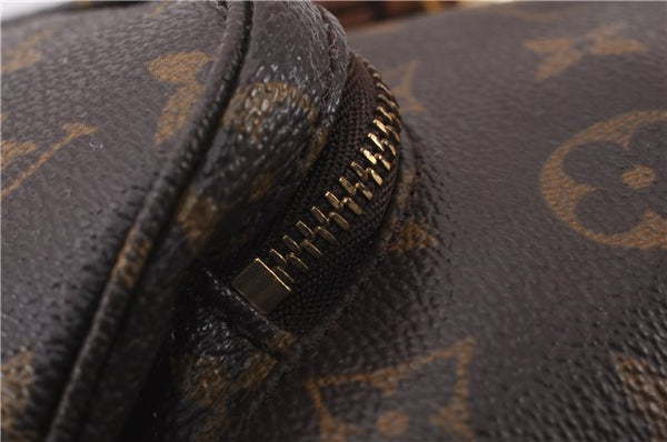 Authentic Louis Vuitton Monogram Montsouris PM Backpack M51137 LV 8057E