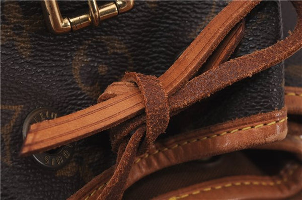 Authentic Louis Vuitton Monogram Montsouris PM Backpack M51137 LV 8057E