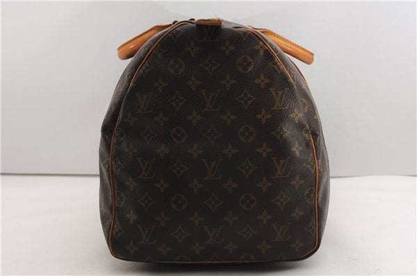 Authentic Louis Vuitton Monogram Keepall 55 Travel Boston Bag M41424 LV 8058F