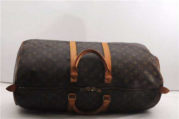 Authentic Louis Vuitton Monogram Keepall 55 Travel Boston Bag M41424 LV 8058F