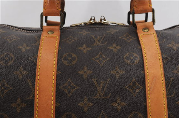 Authentic Louis Vuitton Monogram Keepall 55 Travel Boston Bag M41424 LV 8058F