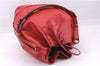Authentic Louis Vuitton Epi Noe Shoulder Drawstring Bag Red M44007 LV 8059E